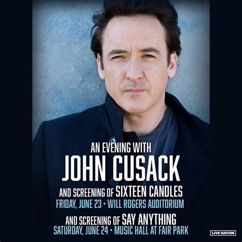 John Cusack screening film 'Say Anything,' at Stifel Theatre in October